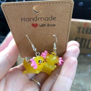 New Axolotl earrings